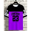 Fashionable Men's T-shirt 3D Geometric Print Black Size 23 Short Sleeved T-shirt