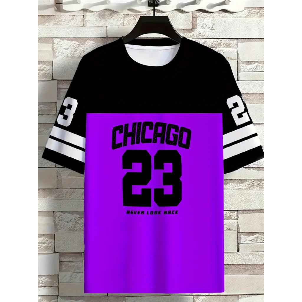 Fashionable Men's T-shirt 3D Geometric Print Black Size 23 Short Sleeved T-shirt