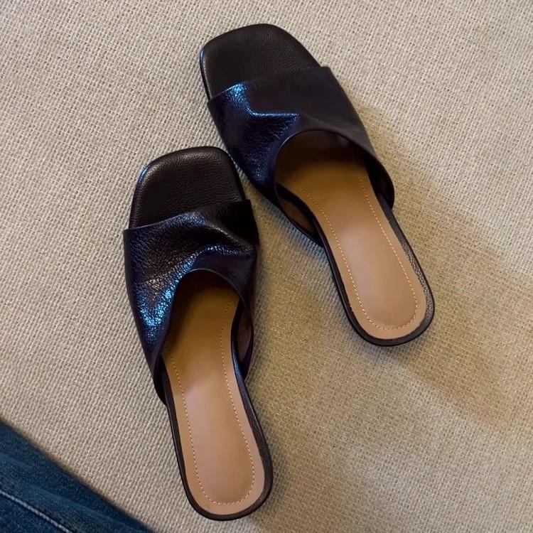 Summer soft white sandals thick high heels with holiday style outside wear new drag women's shoes