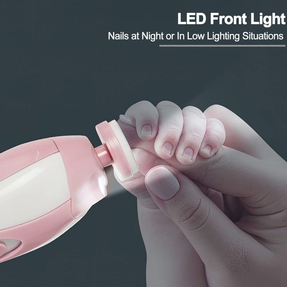 Anti-scratch Electric Baby Nail Trimmer Anti-clamping Baby Nail Care Equipment  Home