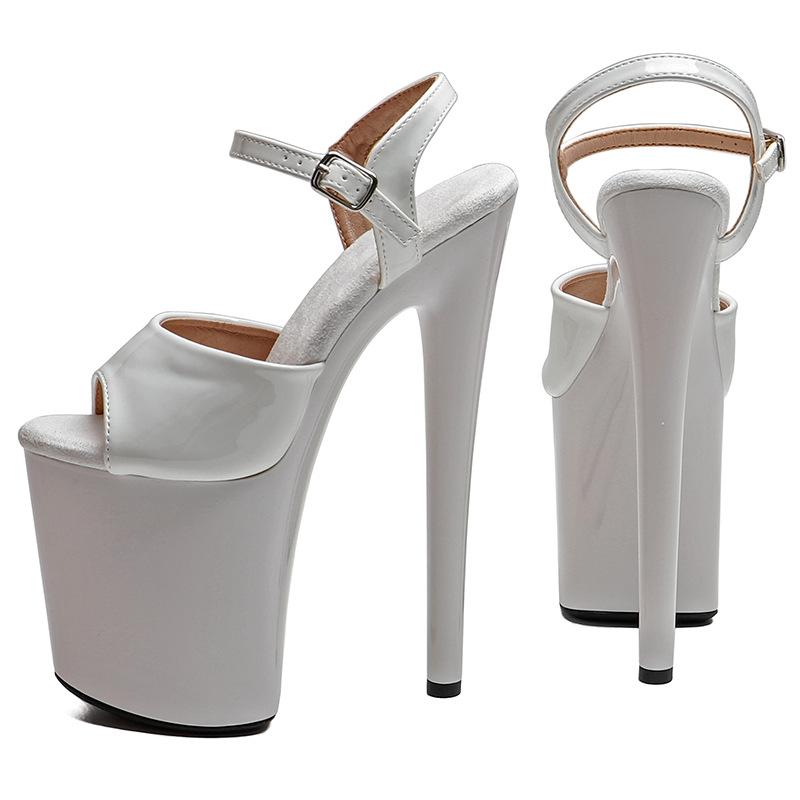 Sexy Women Pole Dance Shoes Pumps Party Club Platform High-heeled Shoes Summer Peep Toe Sandals