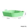 1/3/6Pcs 450°F Silicone Non-Stick Dual Texture Dishwasher Safe Crispy/Steam Cooking Baking Tray Air Fryer Mats