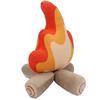 30cm Funny Simulation Bonfire Soft Stuffed Plush Toy Doll Fire Firewood Plush Pillow Outdoor Camping Room Decor Kids Gifts