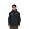 Fila Letter Logo Printed Thickened Hooded Down Jacket Men Outerwear Black F11M149901F-BK