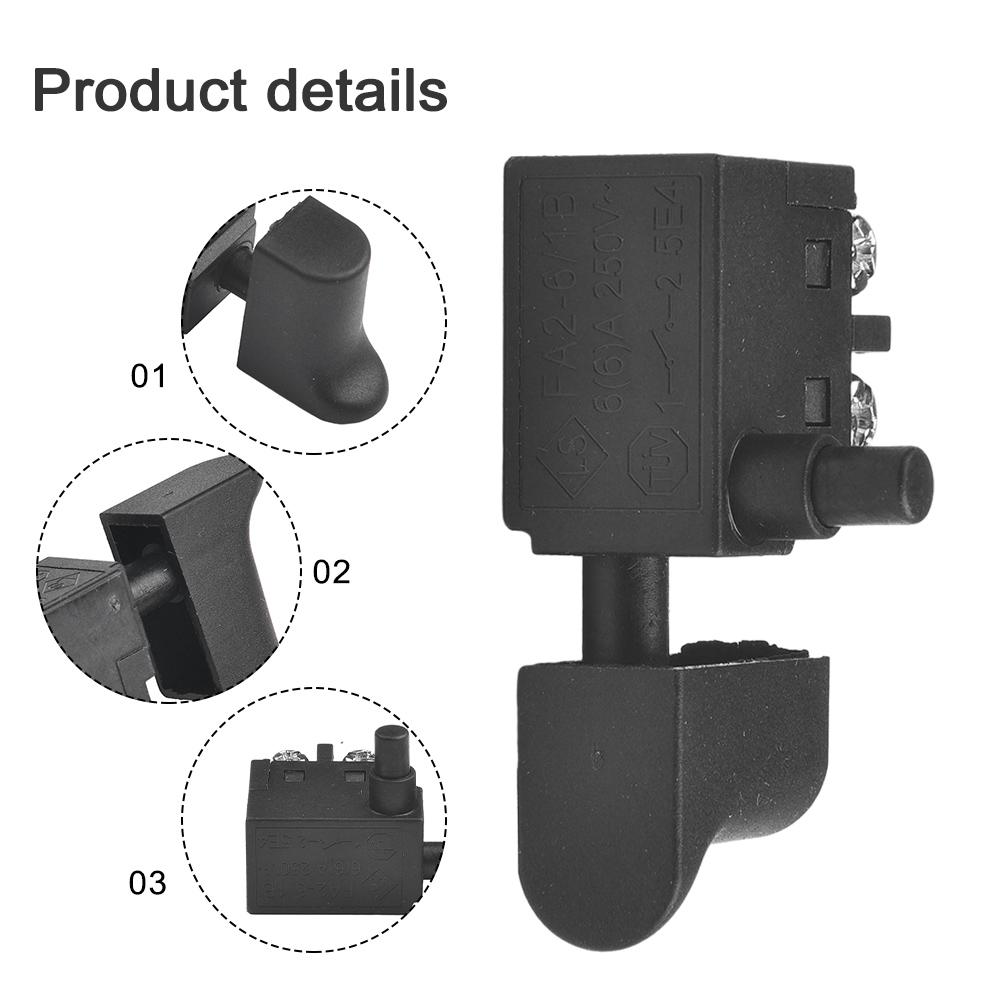 Speed Regulating Switch 250V Trigger Button Switch For Electric Drill Electric Planer Circular Saw Power Tool Accessories