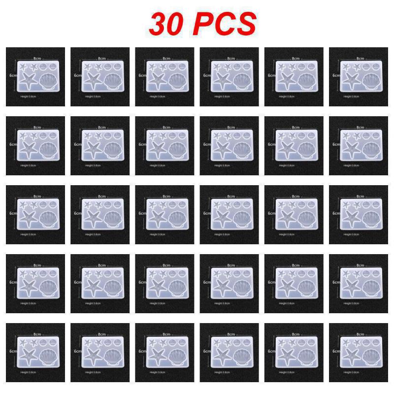 20/30PCS Fudge Chocolate Mold Stereo Ease Of Use Unique Multi-functional Baking Mold Silicone Mold Food Grade Silicone Durable