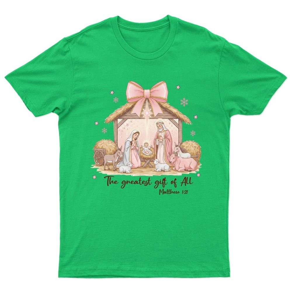 The Greatest Gift Of TShirt Unisex Retro Seasonal Funny Xmas Santa Unisexs S