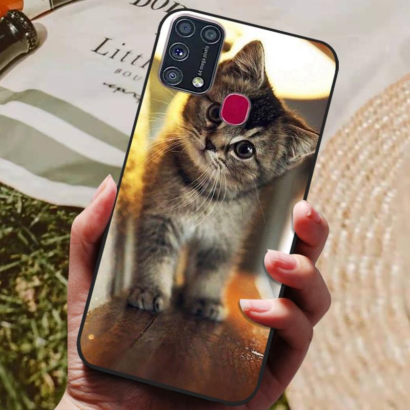 For Samsung M31 Case Phone Cover Silicone Soft TPU Back Cover for Samsung Galaxy M31 M 31 case SM-M315FZBVSER m315 Fundas Bumper