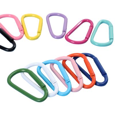 5Pcs/Lot Aluminum Alloy D Carabiner Buckle Camping Equipment Backpack Water Bottle Hanging Buckle Keychain Key Ring Snap Hook