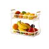 Metal Fruit Basket Bowl Detachable Vegetable Holder Organizer Vegetable Bread Basket  Countertop