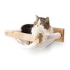 Stable Wood Wall Mounted Cats Perches for Active Cats Easyly Mount Secure Resting Bed Stability Support