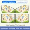 Children's Car Sunshade Curtains for Rear Windows