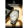POEDAGAR Fashion Military Men Clock Waterproof Luminous Date Week Man Wristwatch Stainless Steel Quartz Watches Male Reloj