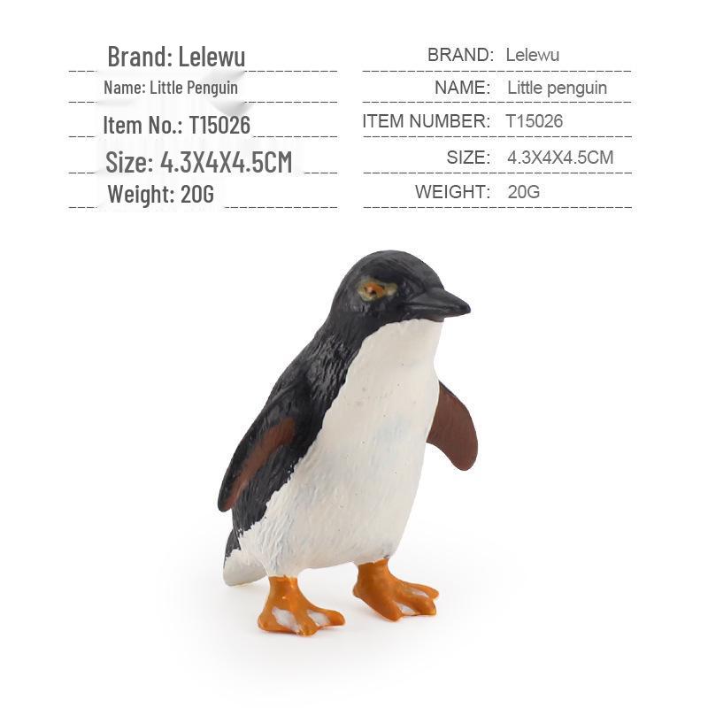 Penguin Model Toy - Children's Cross-border Cognitive Simulation of Emperor & African Marine Animals