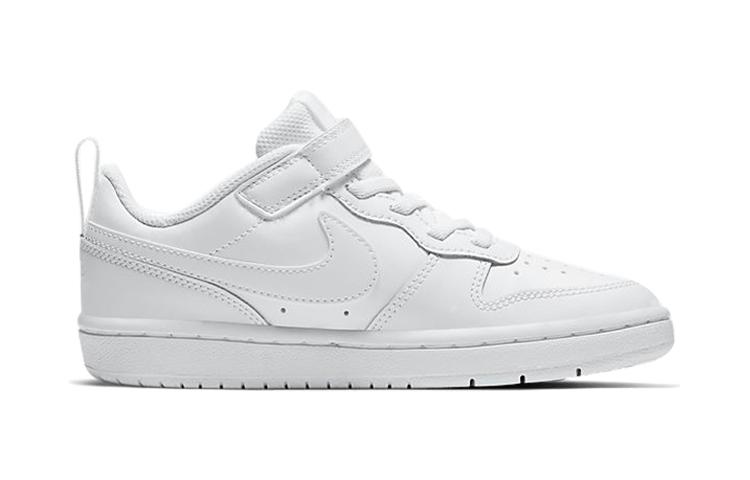 Nike Court Borough Low 2 Triple White PS BQ5451-100