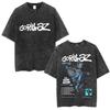 Washed Vintage Rock Band Gorillaz The Now Now Album Graphic Tshirts Men Women Clothing Hip Hop Punk Oversized Crewneck T Shirts