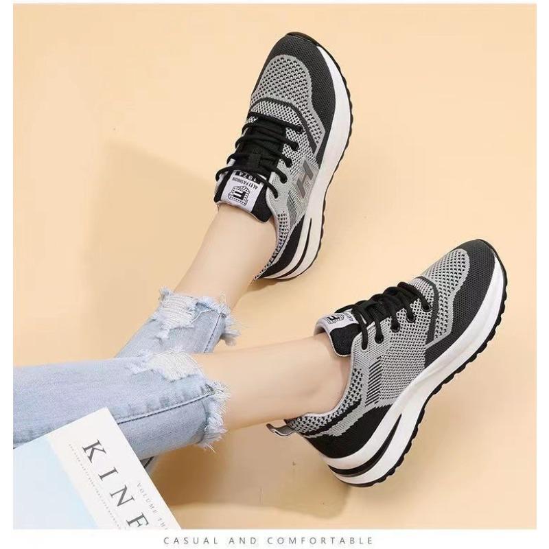 Women‘s Shoes Casual Sports Shoes Soft-Sole Breathable Slow-Running Shoes Walking Shoes Women‘s Trendy Shoes.