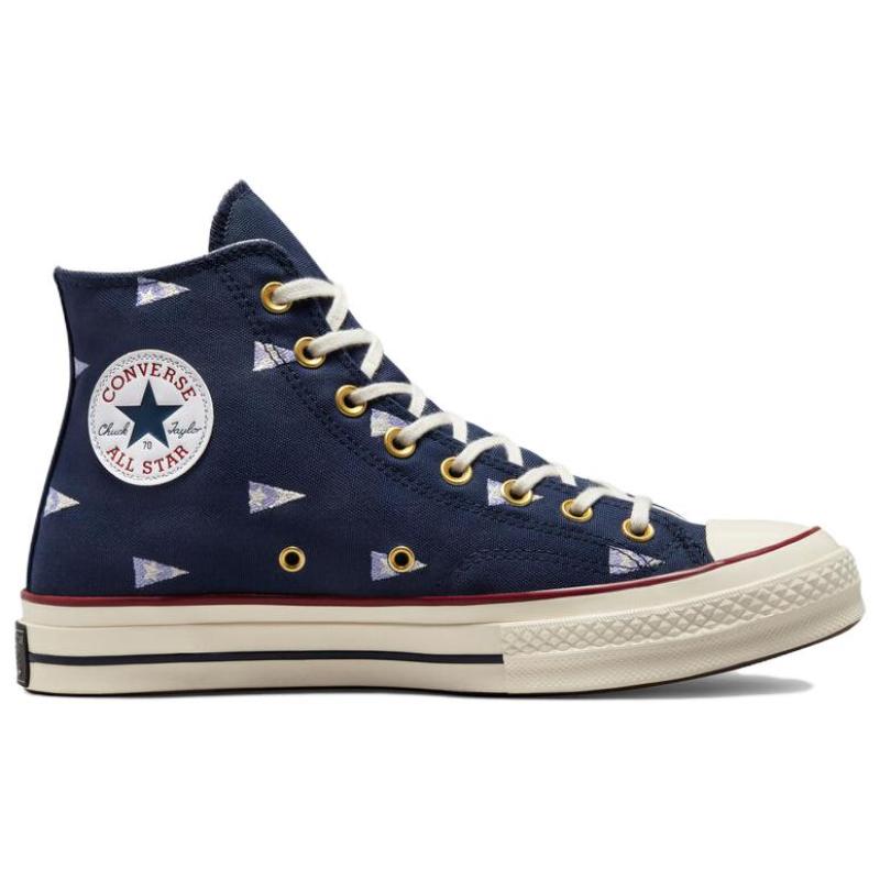 Converse Chuck 70 Nautical Flag High Top Espadrilles Unisex Blue & White