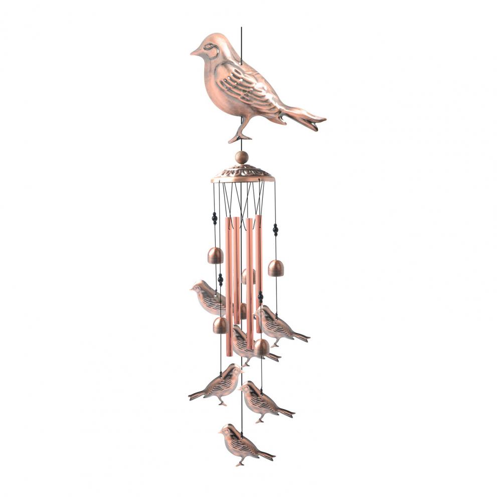 Creative Butterfly Bird Angel Wind Chimes Outdoor Hanging Decor Crisp Sound Tube Wind Chime Pendant