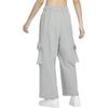 Nike Pantaloni Cargo Sportivi a Vita Bassa Oversize Leggeri Comodi Donna Pantaloni Grigio Scuro Nero FV7513-063