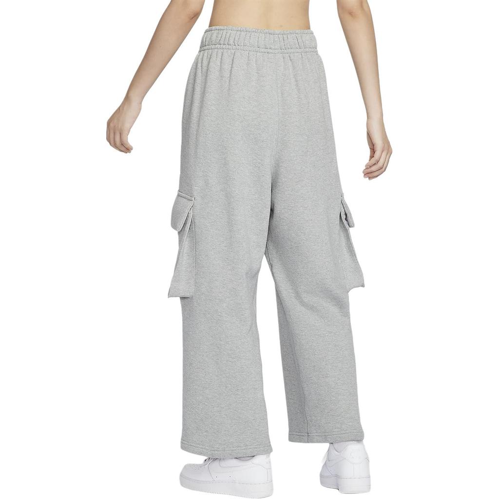 Nike Pantaloni Cargo Sportivi a Vita Bassa Oversize Leggeri Comodi Donna Pantaloni Grigio Scuro Nero FV7513-063