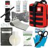 First Aid Camping Kit: IFAK, EMT Scissors, Rapid Wound Healing Supplies for Outdoor Emergencies