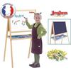 JeuJura Dwustronne Tablice Kreatywne z Drewna (kredy + pisaki)