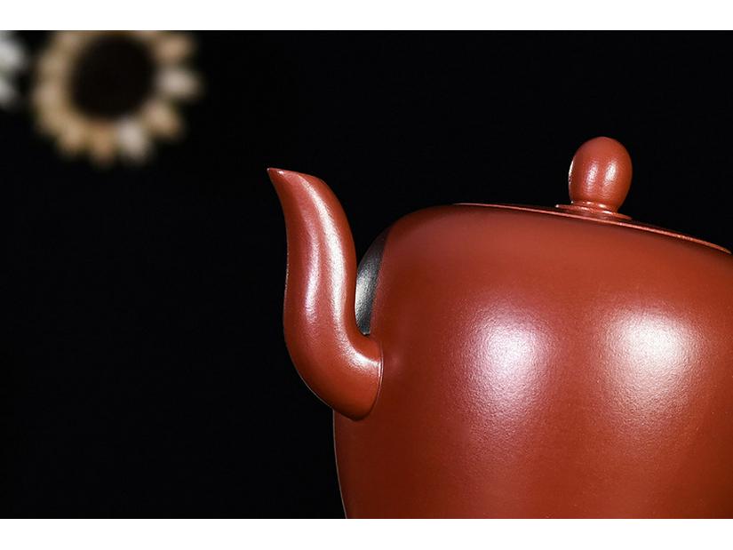 Handmade Yixing Purple Clay Teapot with Dahongpao Design - One-piece Order