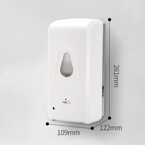 HLK Smart Sensor Touchless Soap Dispenser with Alcohol Disinfection Wall-Mounted Refillable Bottle for Hotel & Hospital Use