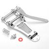 Ajaflowers Guitar Tremolo Tailpiece, Vibrato Unit, Tremolo Tail for Les Paul, Semi-Acoustic, Full-Acoustic, and Telecaster Guitars, Zinc Alloy, Silver