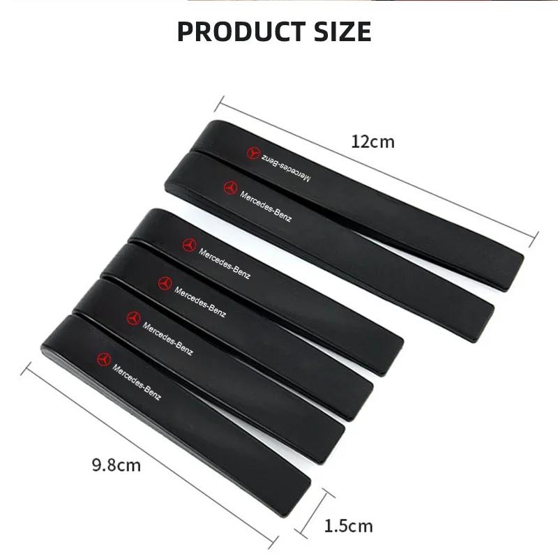 For Benz GLC GLK 6PCS Car Door Anti-Collision Stickers Auto Body Protection Strip For Mercedes Benz AMG C E S A GLE CLC clase W2
