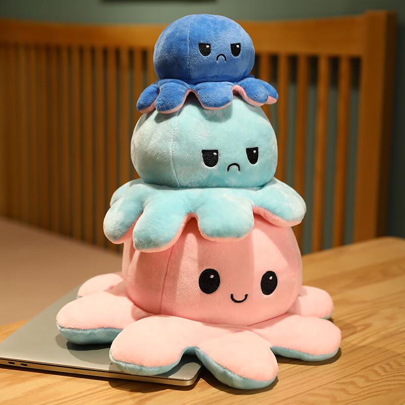 JINXI Reversible Octopus Plush Toy
