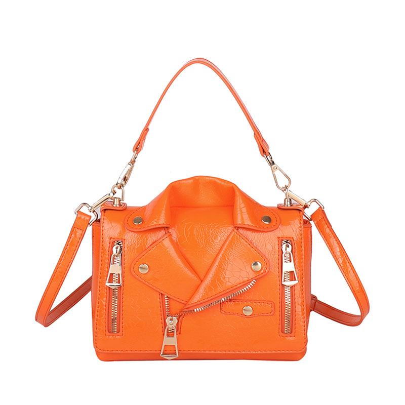 Foreign trade personality jacket suit bag bag 2025 new European and American fashion rivet shoulder bag women's small square bag tide