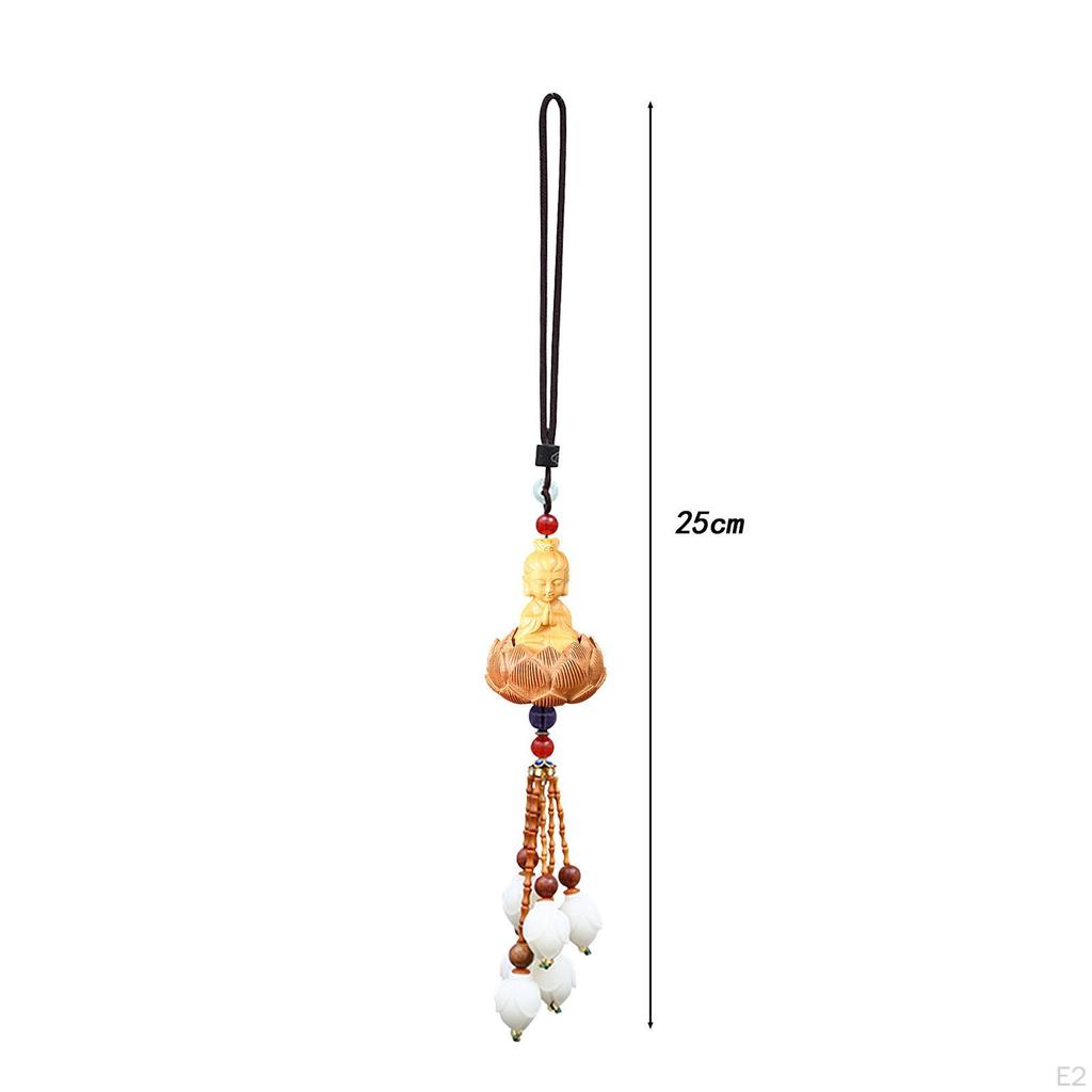 Lotus Charm Car Mirror Ornament