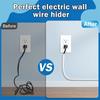 1PC 118.11in Self-adhesive Trunking Cable Management Versatile Cable Management Wear-resistant DesignDimensions Cable Organizer