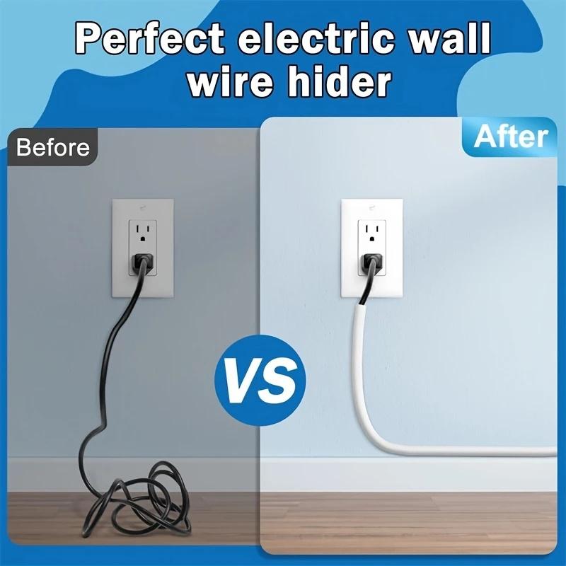 1PC 118.11in Self-adhesive Trunking Cable Management Versatile Cable Management Wear-resistant DesignDimensions Cable Organizer