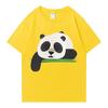 Funny Cartoon Chinese Style Panda Printed Shirt Unisex Unisex Casual Personality Tshirt Unisex Summer Cute Cute Pattern Cotton Top