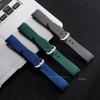 20mm 22mm Rubber Strap Curved End Silicone Watch Band for Seiko for Rolex Universal Bracelet High Quality Waterproof Wristband