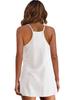 2025 Summer Sleeveless Solid Color Dress with Thin Straps & Pocket