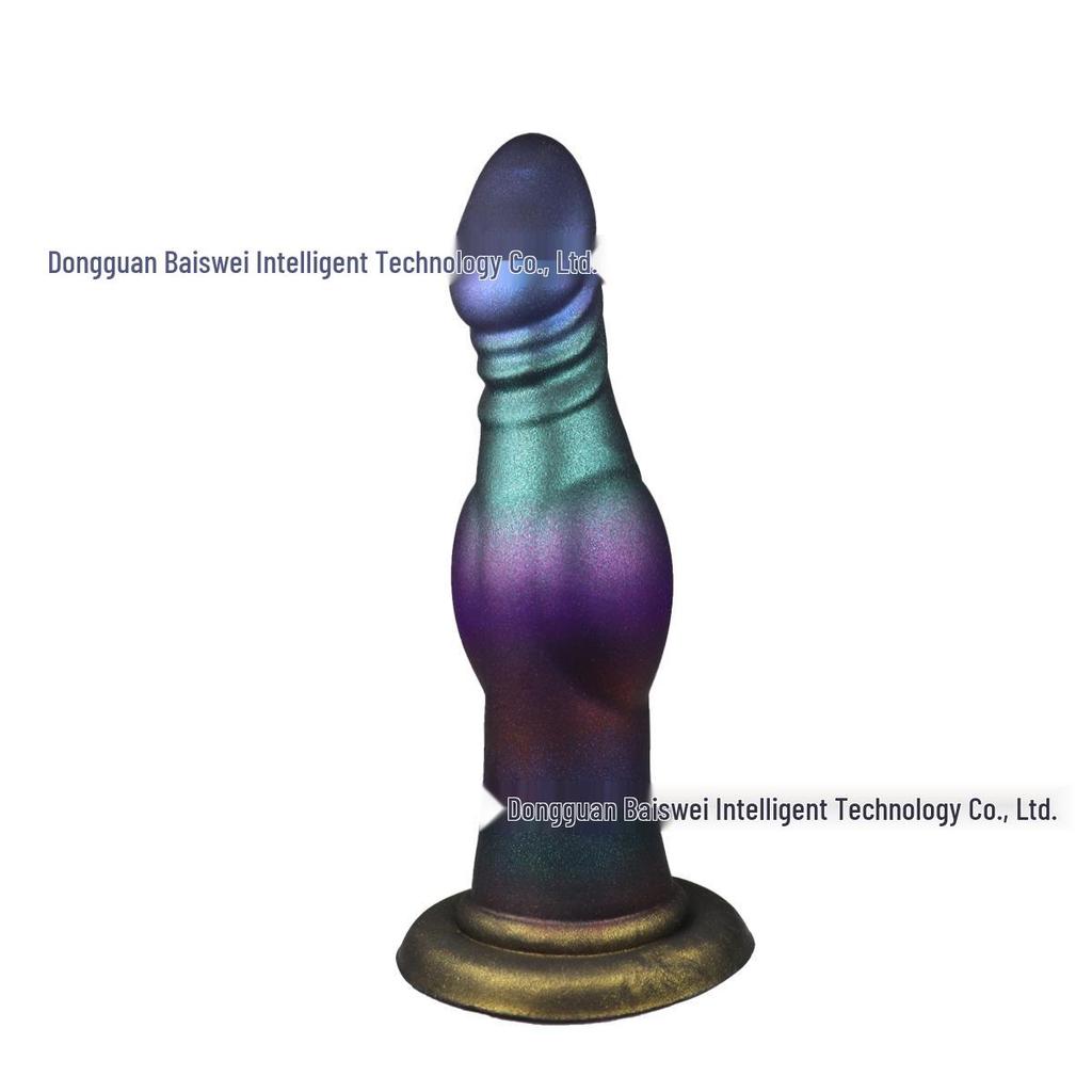 Small Alien Anal Plug with Strong Suction Cup - Realistic Liquid Silicone for Women Adult Use