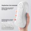 New EVA Height Increase Insoles Breathable Memory Foam 7 Points Lifts Shoe Pads Orthopedic Half Pads Arch Support