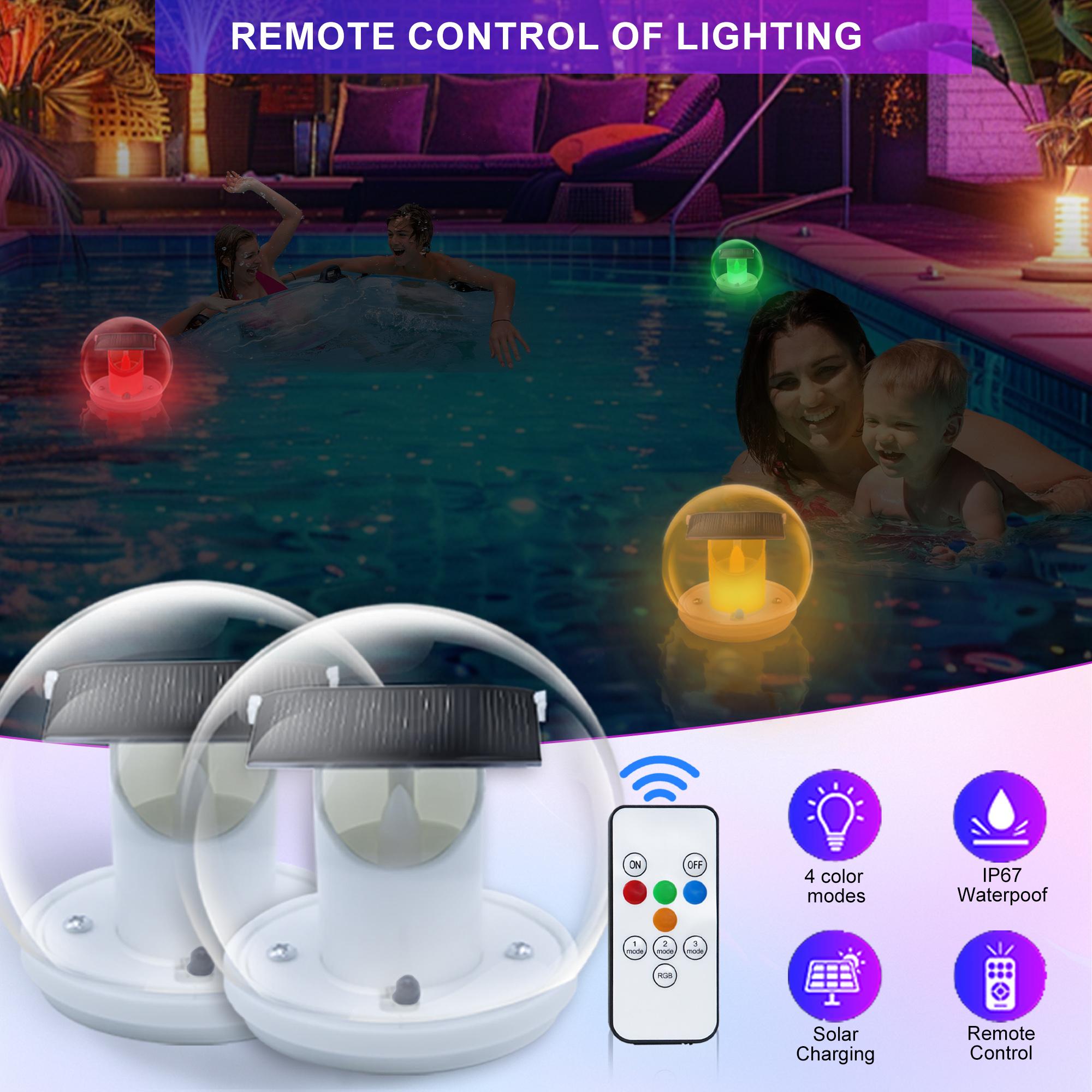 

Solar LED Pool Light – OWOSALD – RGB, Remote Control, IP67 – Model FSL01