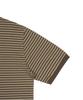 THE COLDEST MOMENT Tcm Mini Logo Stripe Ringer T (Brown)