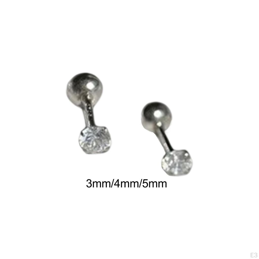 Ear Studs Cartilage Earrings Anniversary