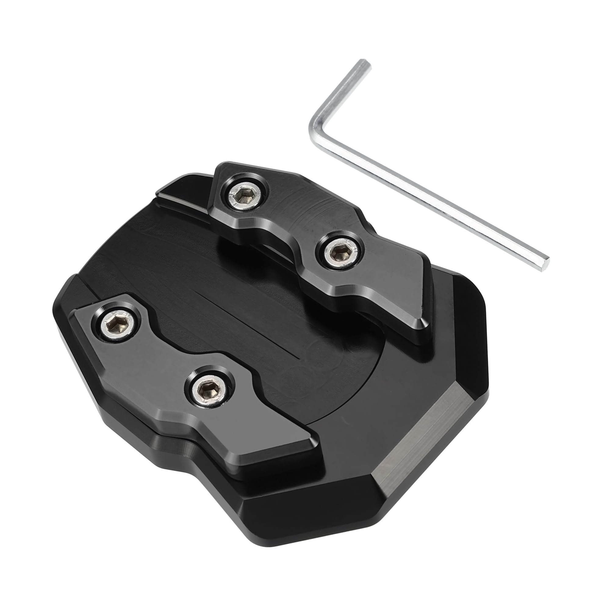 

BULLSPANN Motorcycle Kickstand Plate Pad Aluminum Alloy for Honda Adv-160 2022 Motorcycle Extension Foot чорний