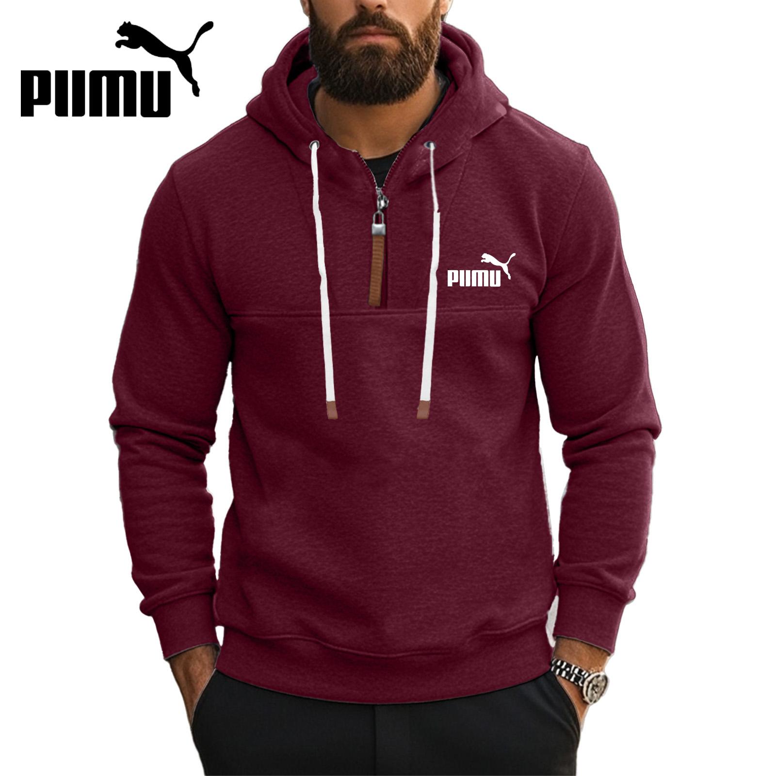 Хаки 2025 Осень и зима Новая толстовка с капюшоном — фото 9