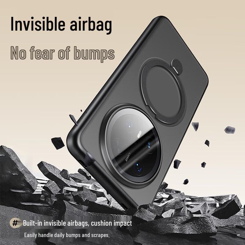 Pisen Skin-Feel Magnetic Stand Phone Case for Huawei Mate 70 Pro/Pro+