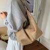 Handbag Vintage PU Crossbody Bag Large Capacity Female Tote Bag Suede Matte Hobo Bag  Students