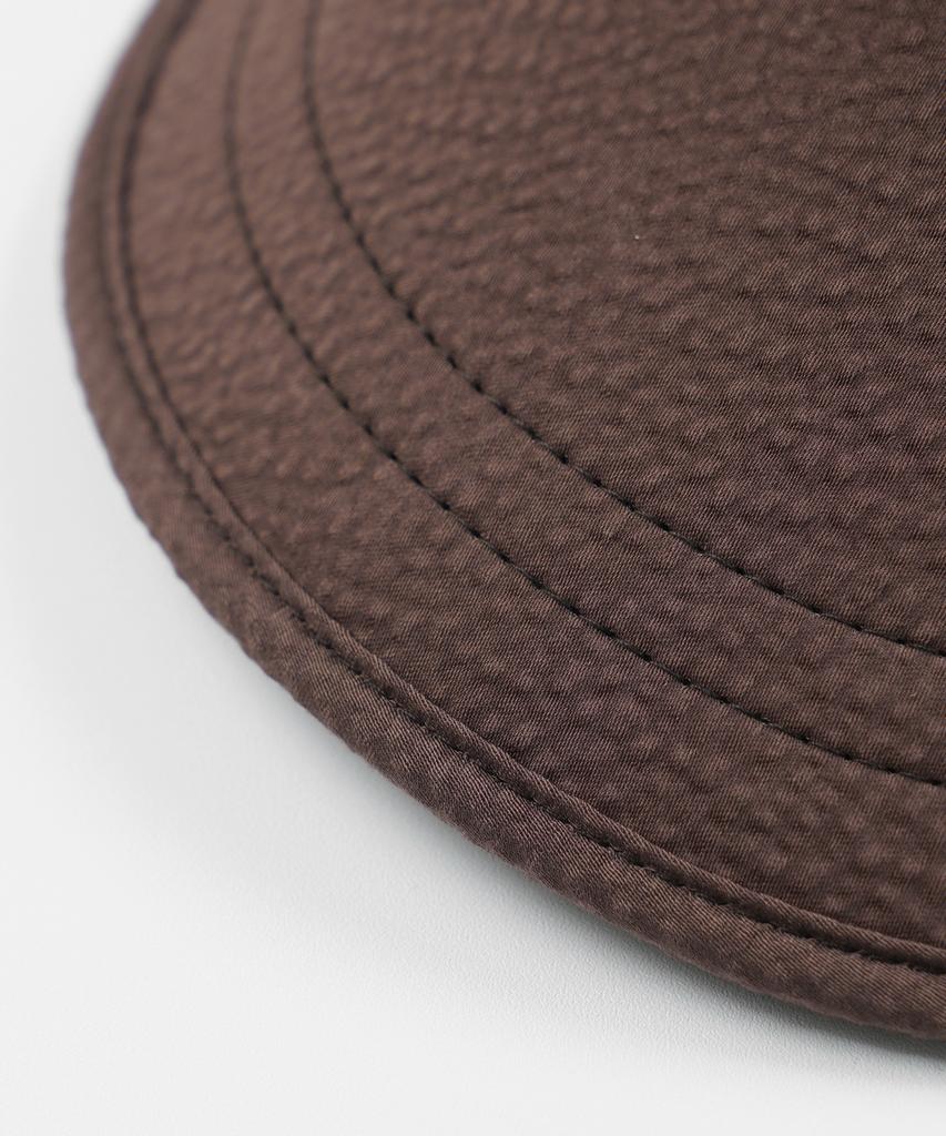 FRIZMWORKS Seersucker Feather Cap _ Brown