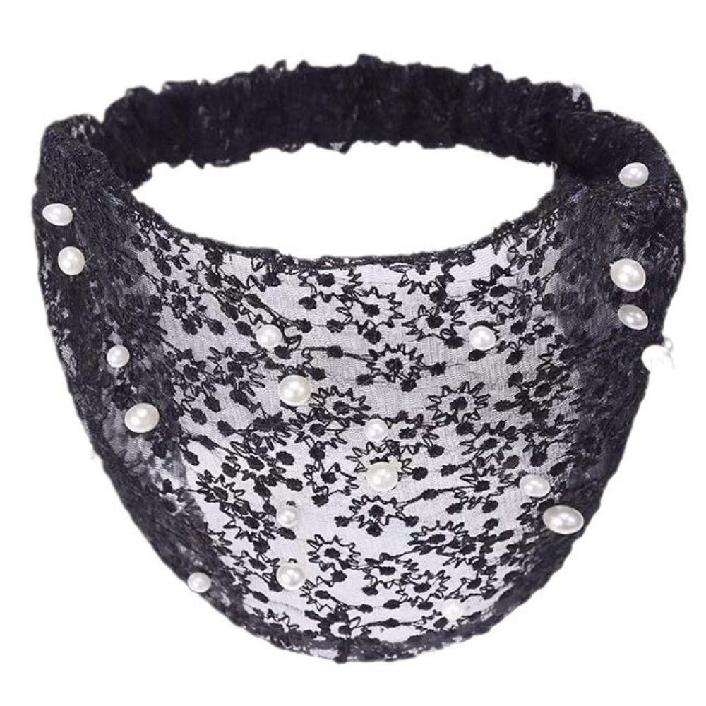 Wide Side Hair Hoop Lace Hairbands Portable Headband Girls